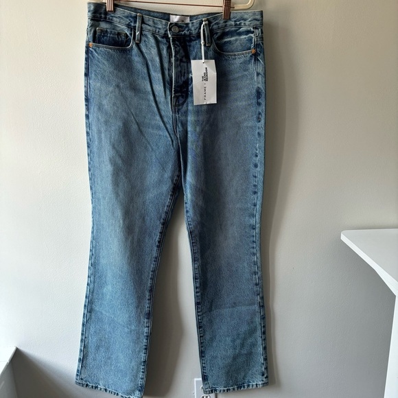 Frame x The Jeans Redesign Le Drew High Rise Straight Sz 29 - Picture 3 of 9
